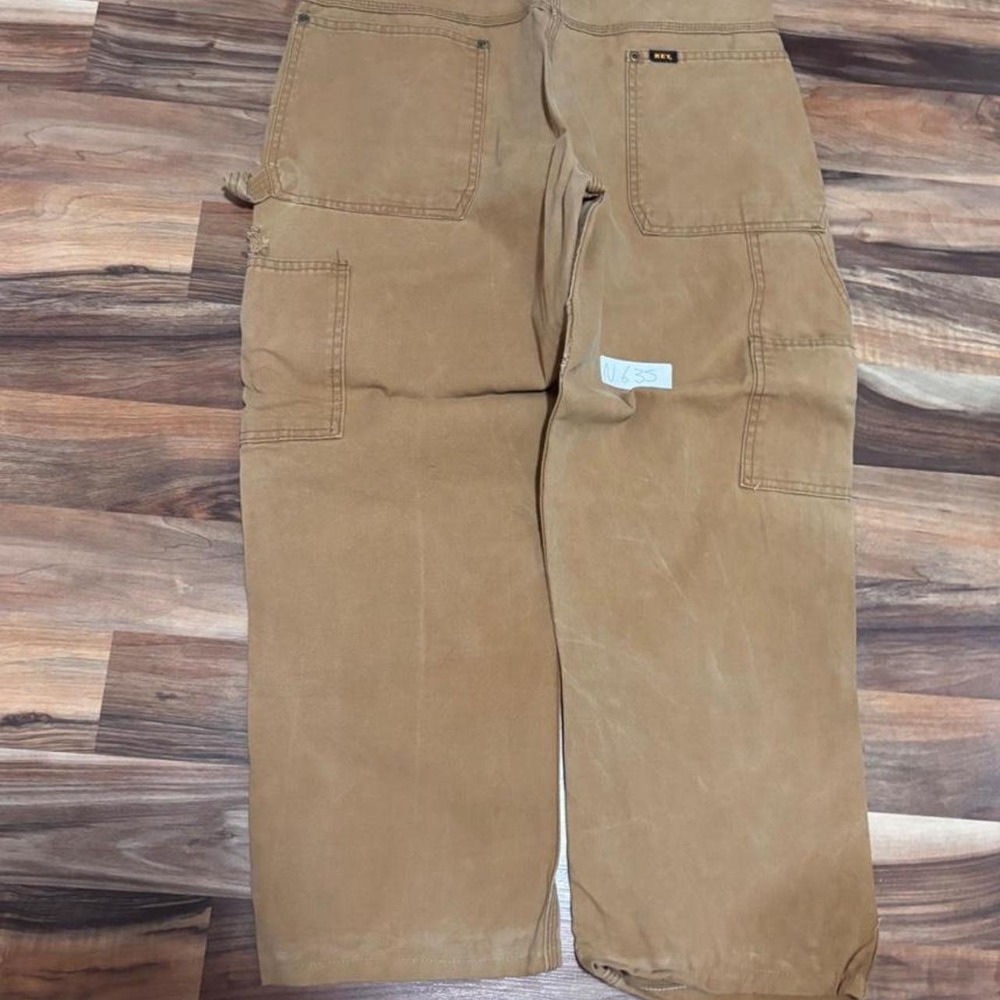 Tan key double knee carpenter pants 36x27